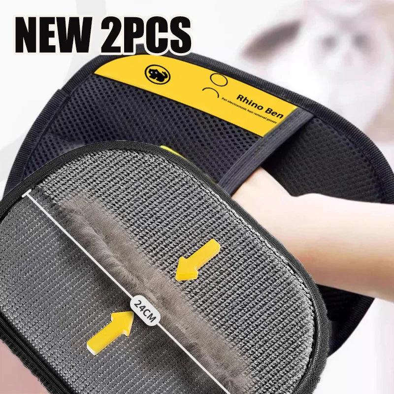 Gants Anti-Poils pour Chat